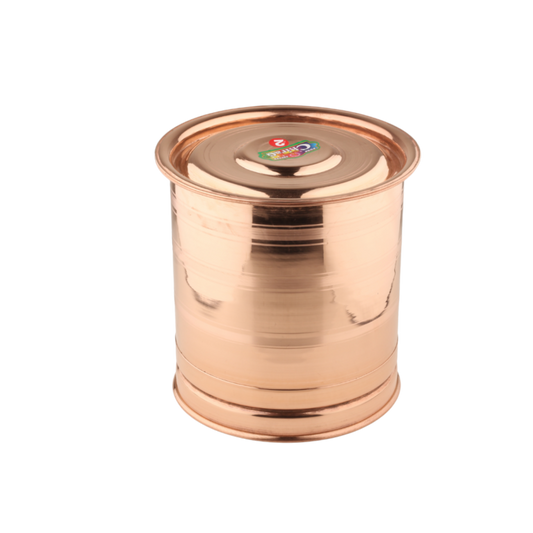 Copper Pawali – Traditional Copper Storage Pot for Freshness & Wellness