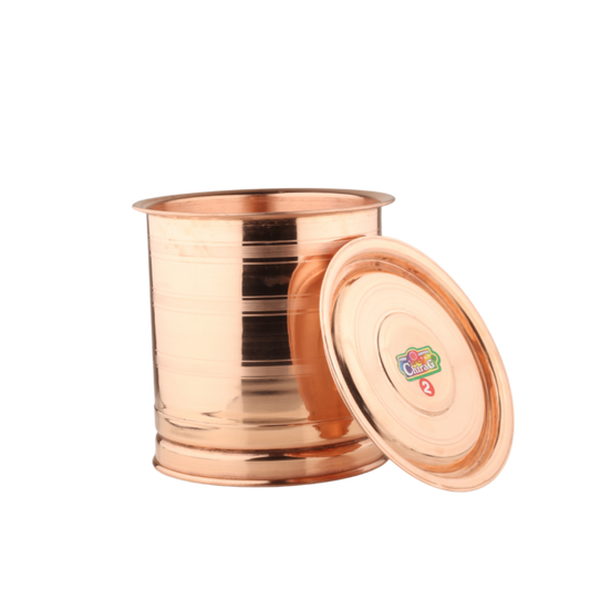 Copper Pawali – Traditional Copper Storage Pot for Freshness & Wellness