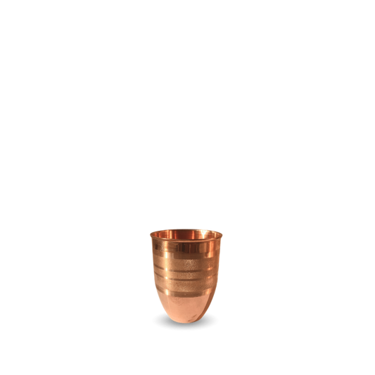 Copper Tumbler Glass Diamond Touch - Stylish Wellness in Every Sip