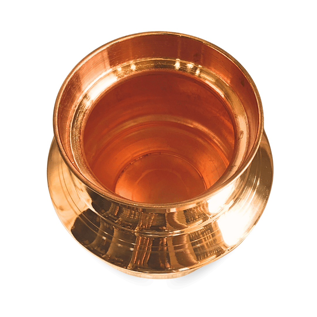 Copper Navrang Kalsi – Handcrafted Pure Copper Kalash for Worship & Antique Décor