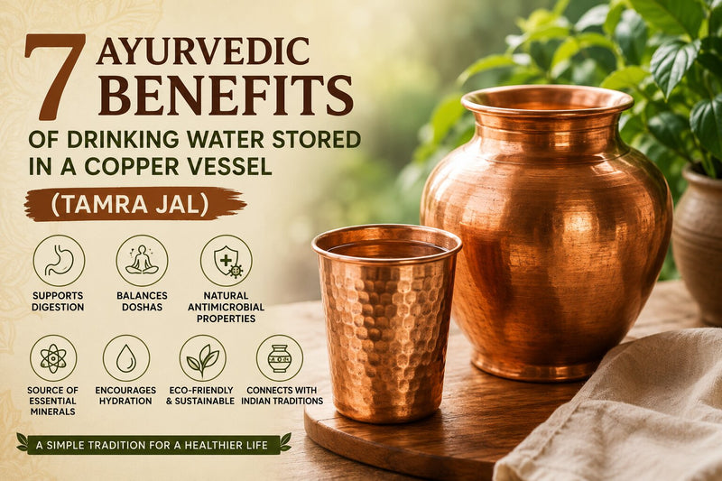 7 Ayurvedic Benefits of Drinking Water Stored in a Copper Vessel (Tamra Jal)