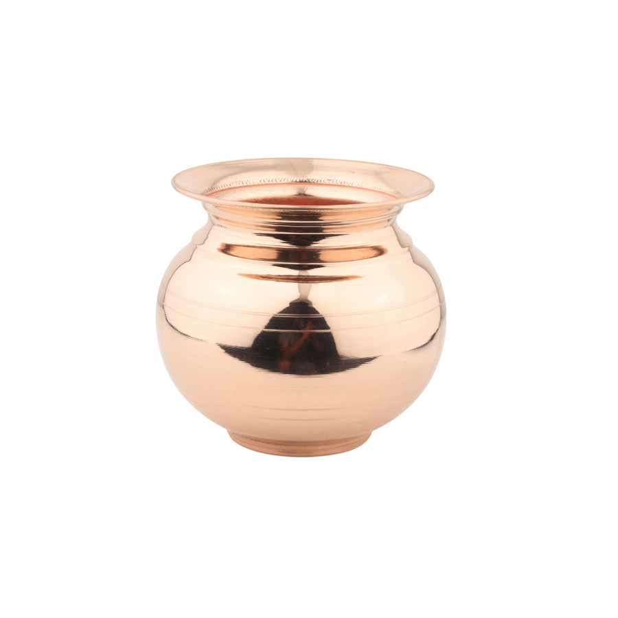 Copper Apple Handa - lifestyle view - handcrafted copper