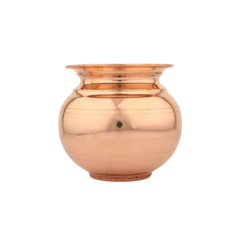 Copper Apple Handa - detail view - handcrafted copper