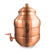 Copper - detail view - handcrafted copper
