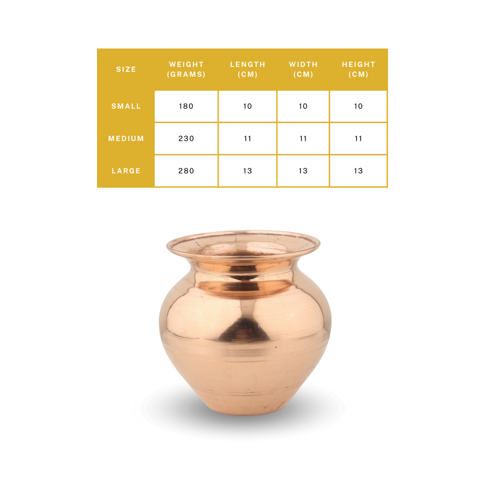 Copper Gadwa - pure copper - Chirag Pure Copper