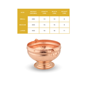 Copper Ghangal Hammered - pure copper - Chirag Pure Copper