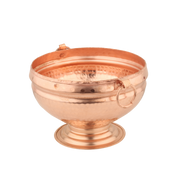 Copper Ghangal Hammered - side view - handcrafted copper