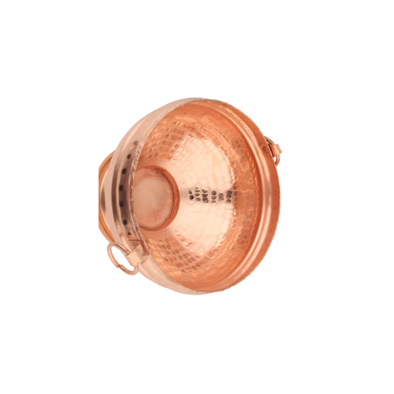 Copper Ghangal Hammered - detail view - handcrafted copper