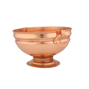 Copper Ghangal Polish Finish - side view - handcrafted copper