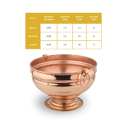 Copper Ghangal Polish Finish - pure copper - Chirag Pure Copper
