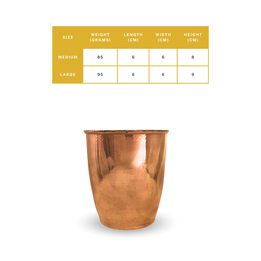 Copper Royal Tumbler Polish Finish
