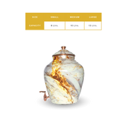 Copper Kulfi Matka Print - pure copper - Chirag Pure Copper