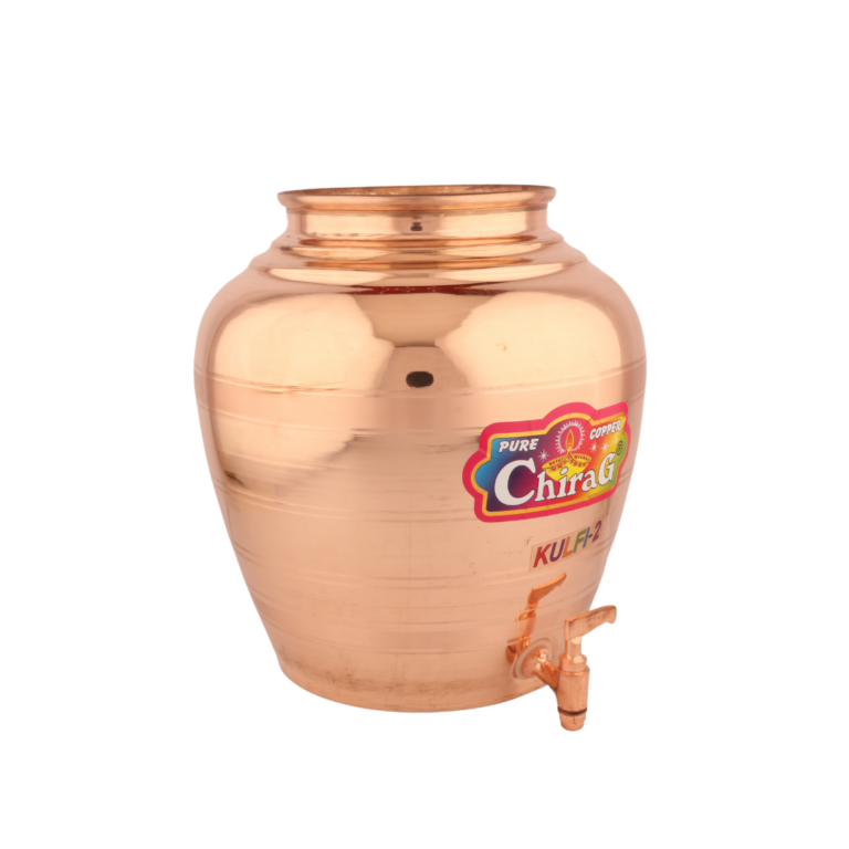 Copper Kulfi Matka Polish - pure copper - Chirag Pure Copper