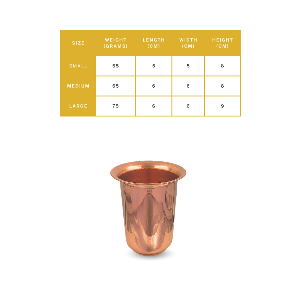 Copper Milky Glass Polish– Traditional Wellness, Modern Util - pure copper - Chirag Pure Copper