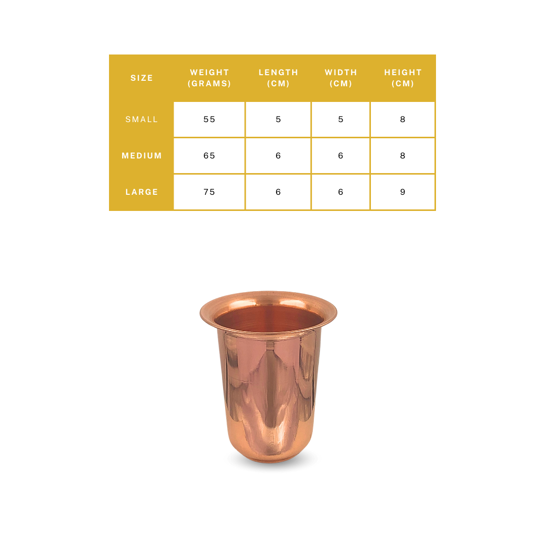 Copper Milky Glass Polish– Traditional Wellness, Modern Util - pure copper - Chirag Pure Copper