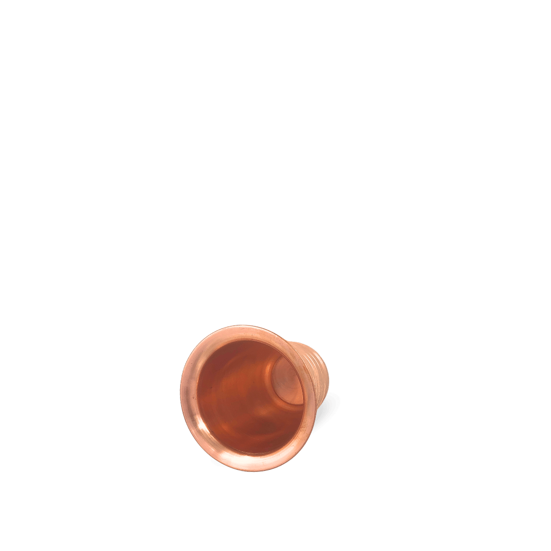 Copper Milky Glass Diamond Touch – Elegant Copper Glass with - lifestyle view - handcrafted copper