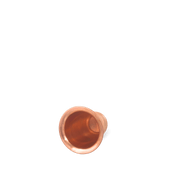 Copper Milky Glass Diamond Touch – Elegant Copper Glass with - lifestyle view - handcrafted copper