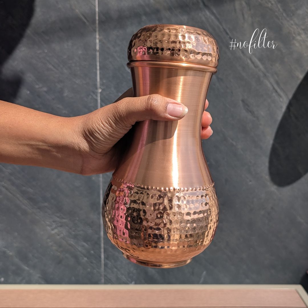 Copper Sugar Pot - A Timeless Bedside Essential (1 ltr.)