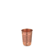 Copper Tiranga Glass Diamond Touch - side view - handcrafted copper