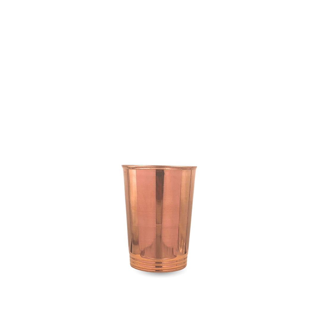 Copper Tiranga Glass Polish – Perfect for Healthy Hydration - detail view - handcrafted copper
