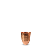 Copper Royal Tumbler Diamond Touch - detail view - handcrafted copper