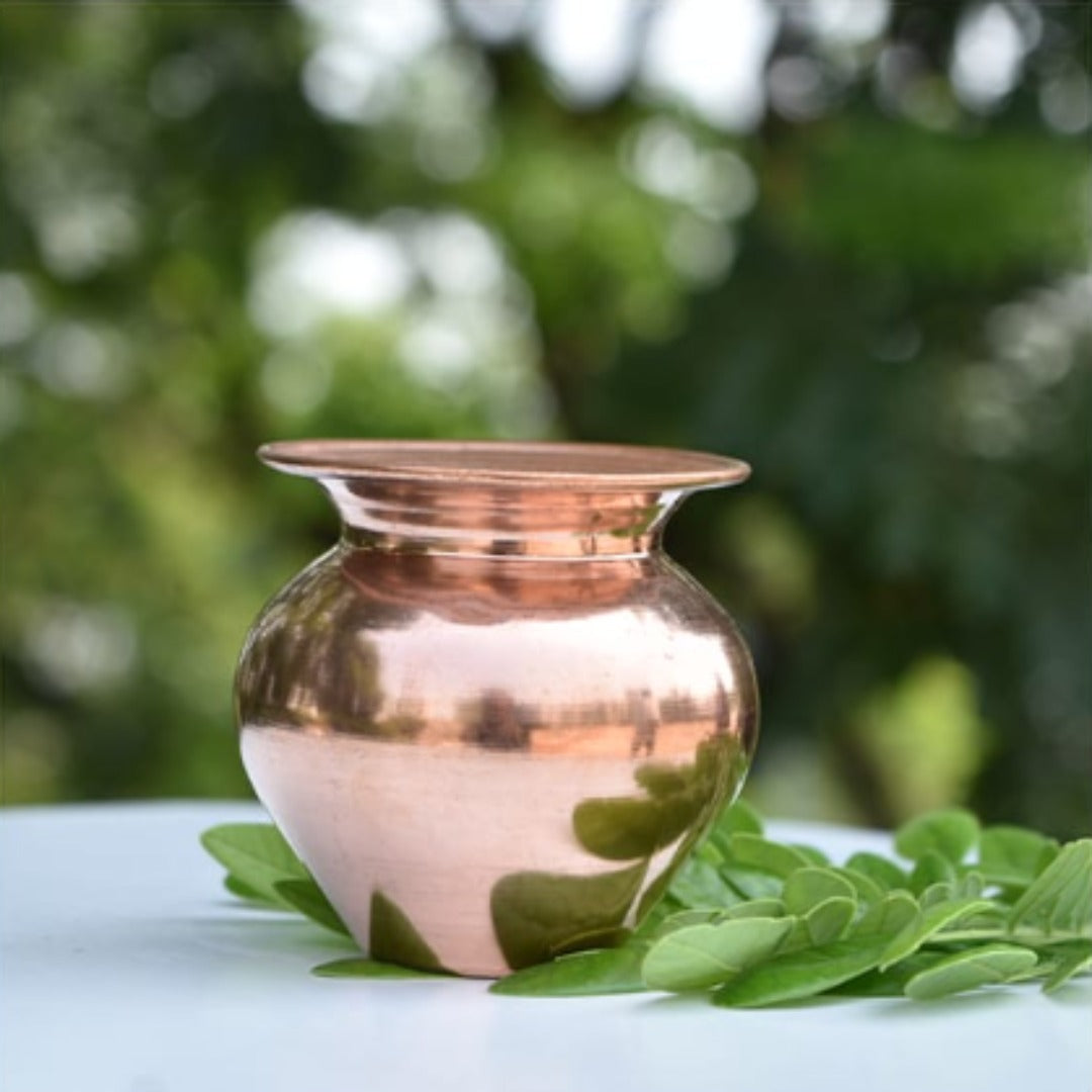 Copper Gadwa Lota Mini – Pure Copper Lota for Daily Pooja & Worship | Handcrafted