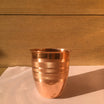 Copper Royal Tumbler – Ayurvedic Drinking Glass | Handcrafted Pure Copper | Diamond Touch Finish