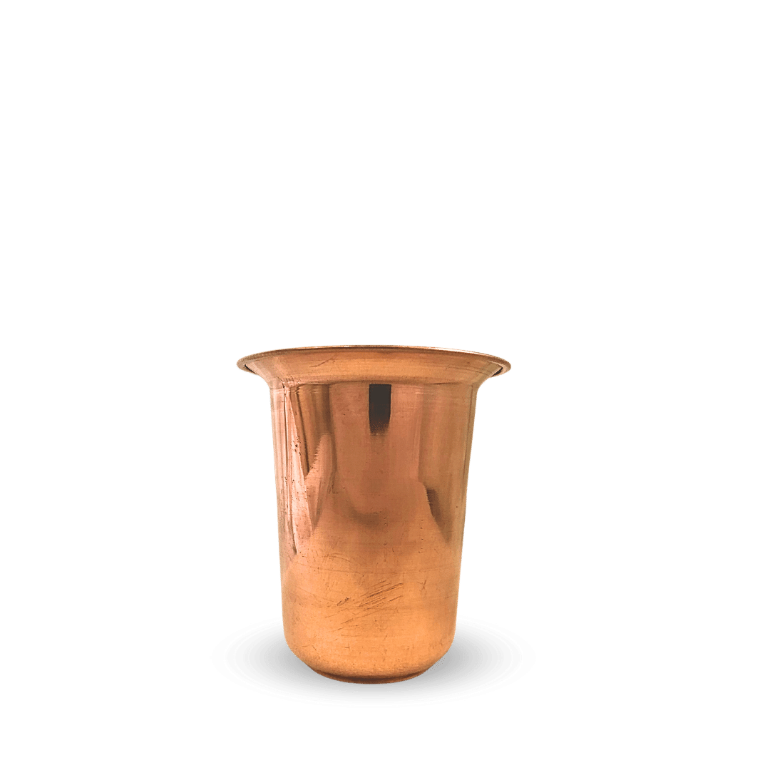 Copper Milky Glass Polish– Traditional Wellness, Modern Util - detail view - handcrafted copper