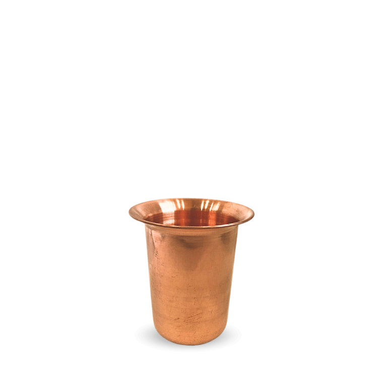 Copper Milky Glass Polish– Traditional Wellness, Modern Util - side view - handcrafted copper