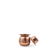 Copper Dev Bhandi Mini – Handcrafted Sacred Vessel for Daily - lifestyle view - handcrafted copper