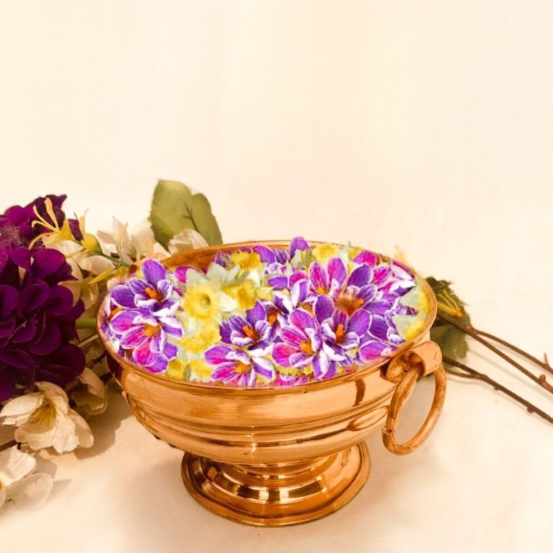 Copper Ghangal – Pure Copper Vessel for Idol Abhishek & Pooja | Handcrafted | Polish Finish
