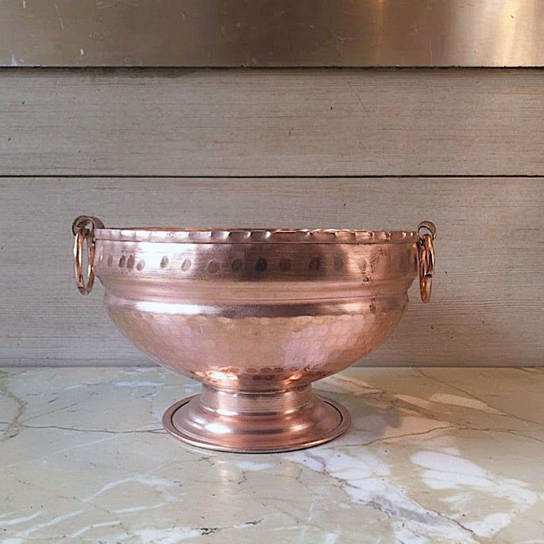 Copper Ghangal – Pure Copper Vessel for Idol Abhishek & Pooja | Handcrafted | Hammered Finish