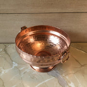 Copper Ghangal – Pure Copper Vessel for Idol Abhishek & Pooja | Handcrafted | Hammered Finish