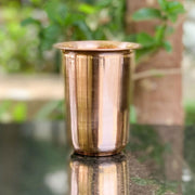 Copper Milky Glass – Ayurvedic Pure Copper Drinking Glass | Handcrafted | Polish Finish