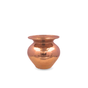 Copper Gadwa Lota Mini – Elegant Handcrafted Lota for Daily - side view - handcrafted copper