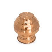 Copper Navrang Lota – Handcrafted Pure Copper Lota for Pooja - lifestyle view - handcrafted copper