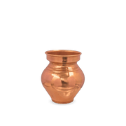 Copper Pooja Kalsi Mini – Handcrafted Mini Kalash for Daily - detail view - handcrafted copper
