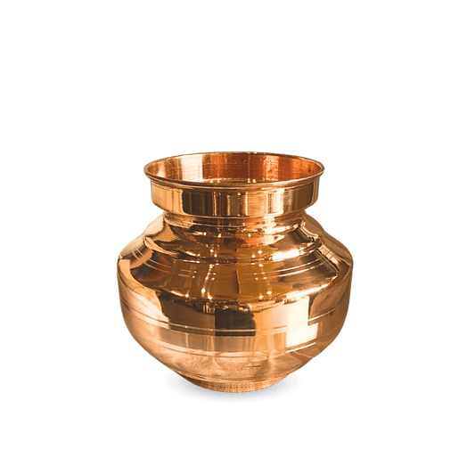 Copper Navrang Kalsi – Handcrafted Pure Copper Kalash for Worship & Antique Décor