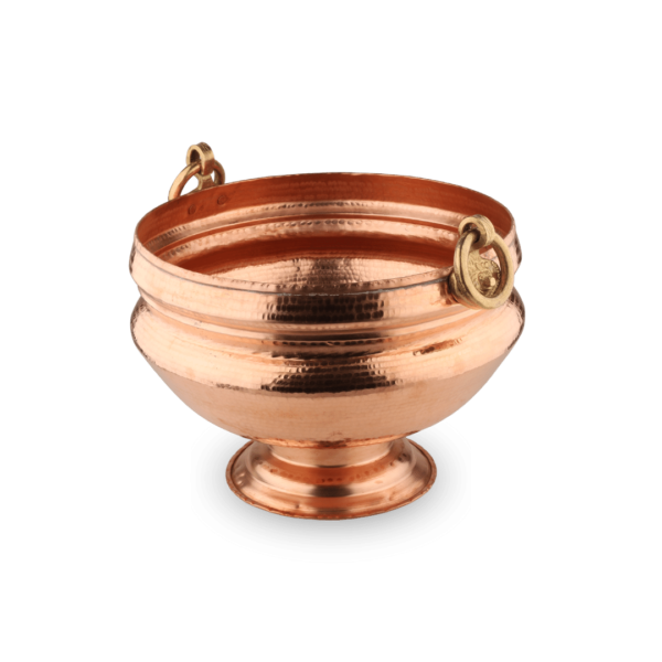 Copper Ghanga with Brass Handle - Jumbo Size - Image 2