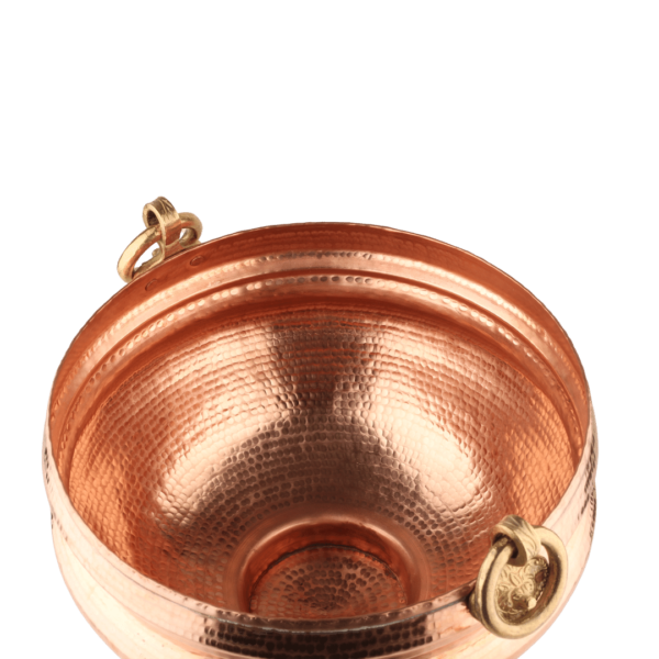 Copper Ghanga with Brass Handle - Jumbo Size - Image 3