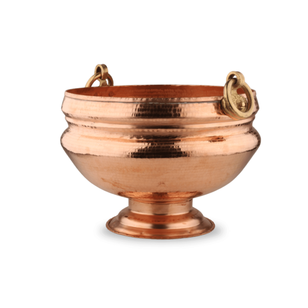 Copper Ghanga with Brass Handle - Jumbo Size